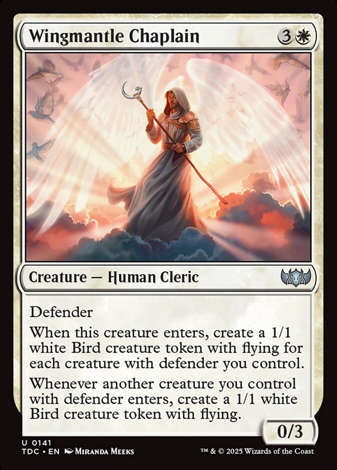 TDC 141 Wingmantle Chaplain U