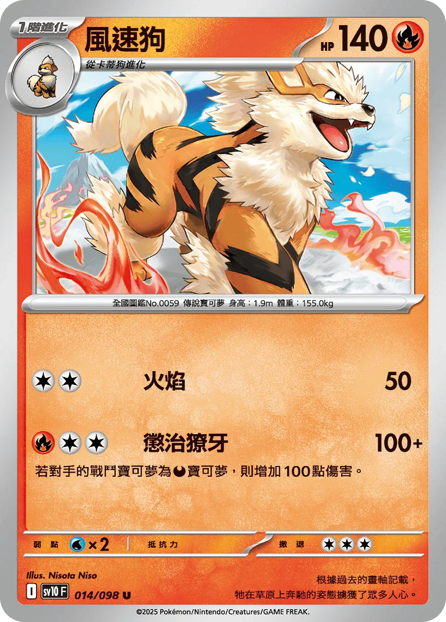 SV10F 014/098 風速狗 U