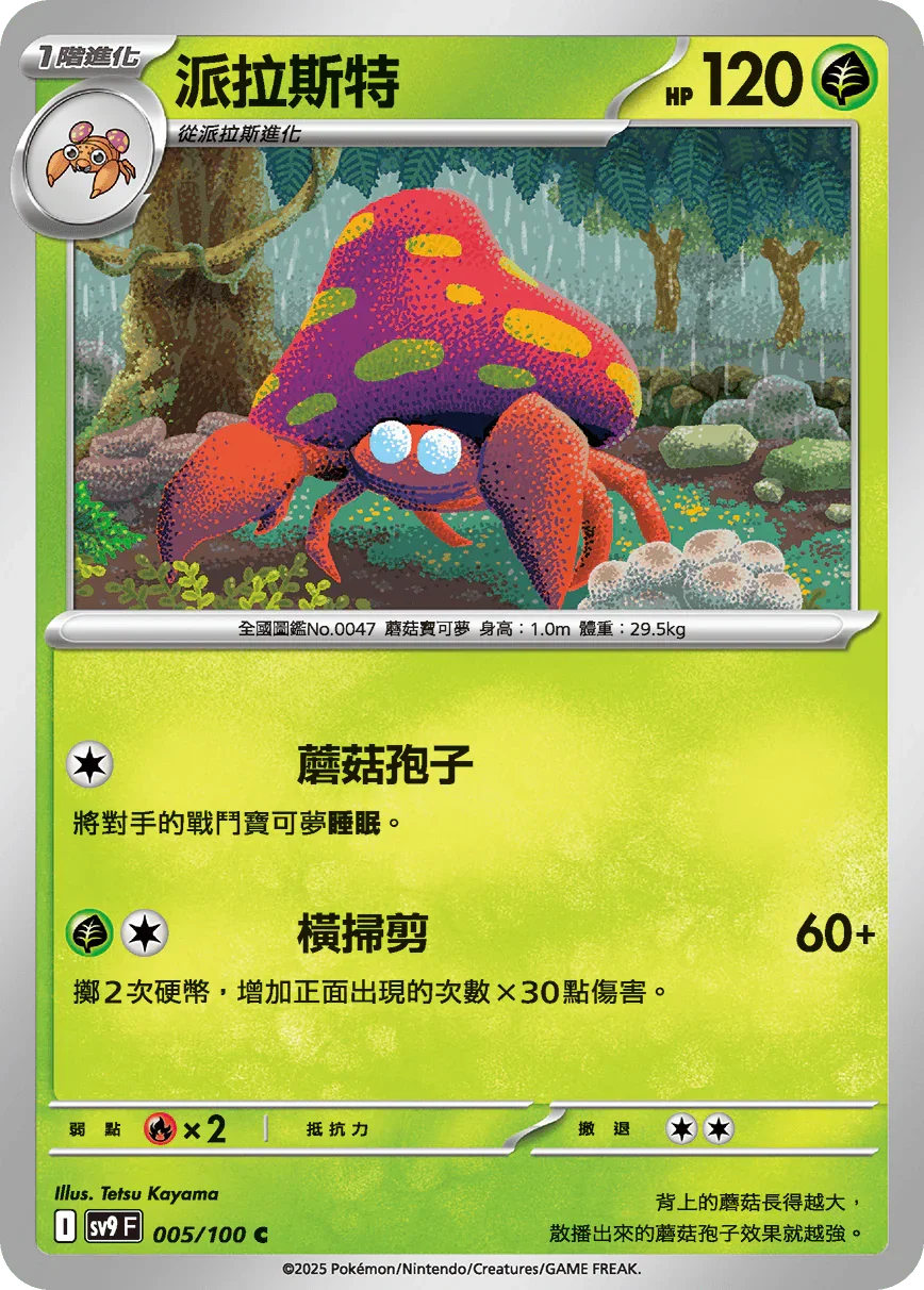 SV9F 005/100 派拉斯特 C