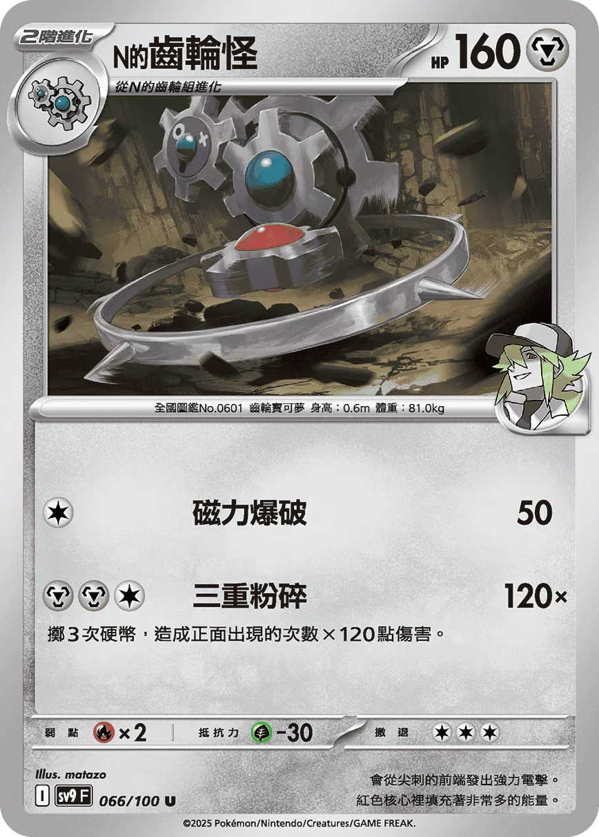 SV9F 066/100 N的齒輪怪 U