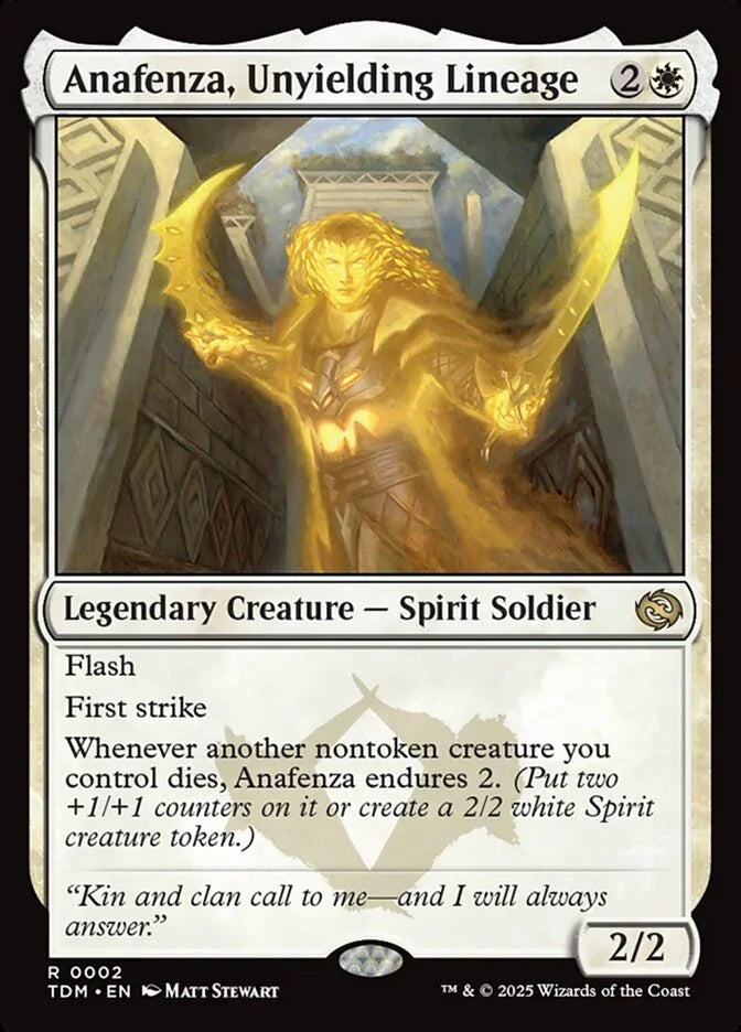 TDM 002 Anafenza, Unyielding Lineage R