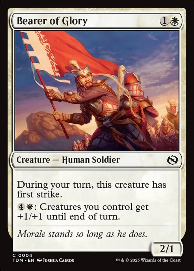 [Foil] TDM 004 Bearer of Glory C