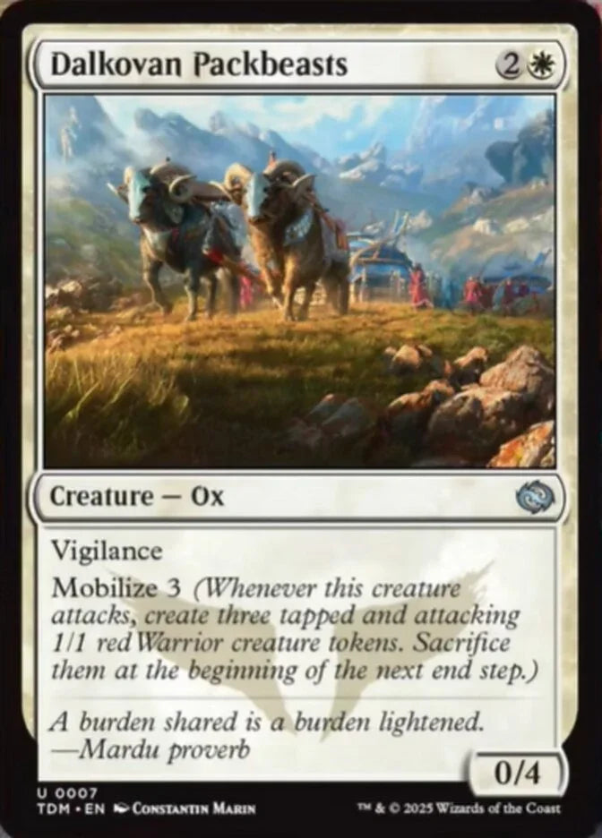 TDM 007 Dalkovan Packbeasts U
