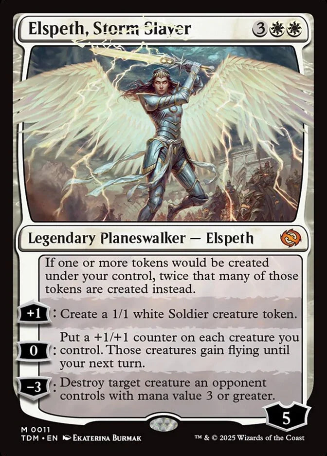 [Foil] TDM 011 Elspeth, Storm Slayer M