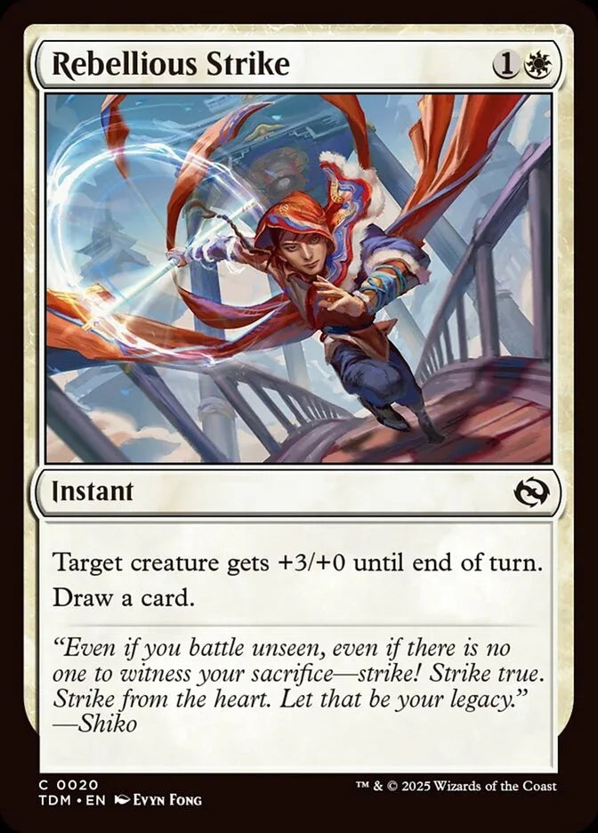 [Foil] TDM 020 Rebellious Strike C