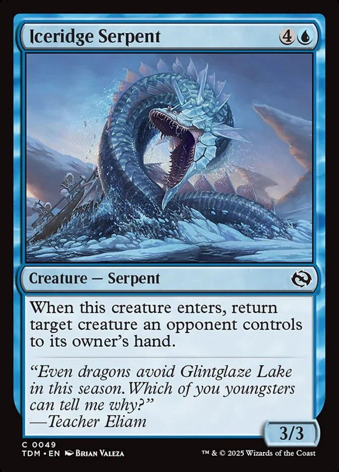 [Foil] TDM 049 Iceridge Serpent C