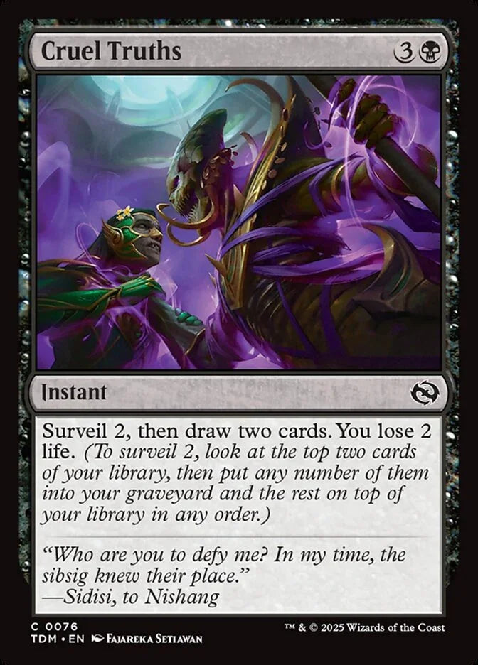 [Foil] TDM 076 Cruel Truths C