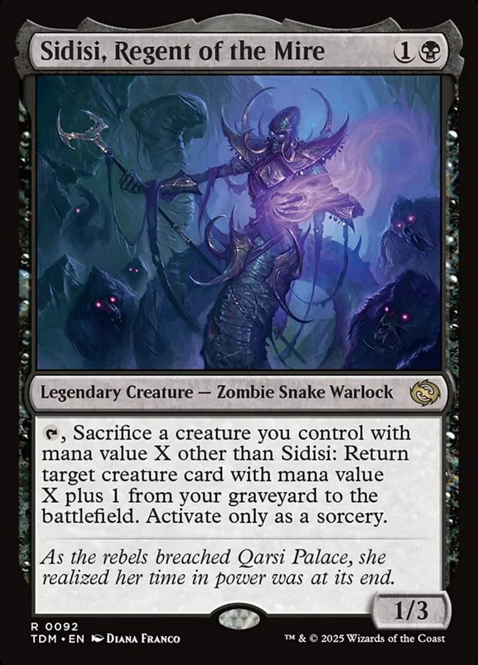 [Foil] TDM 092 Sidisi, Regent of the Mire R