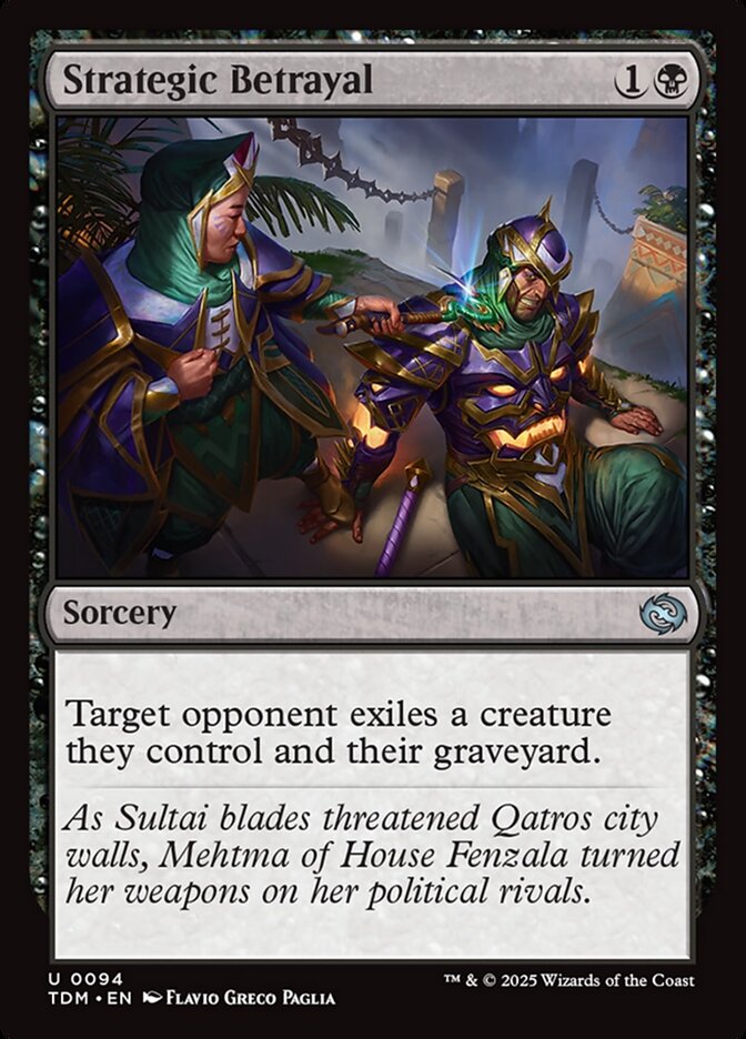 [Foil] TDM 094 Strategic Betrayal U