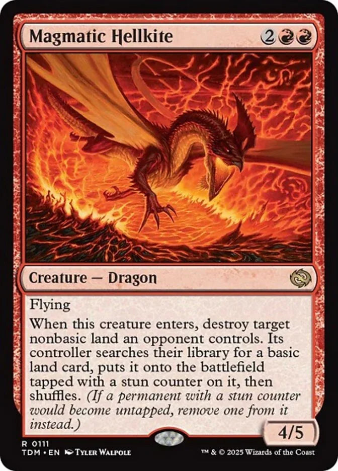 [Foil] TDM 111 Magmatic Hellkite R