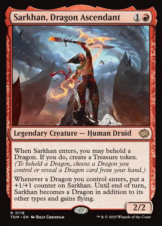 [Foil] TDM 118 Sarkhan, Dragon Ascendant R
