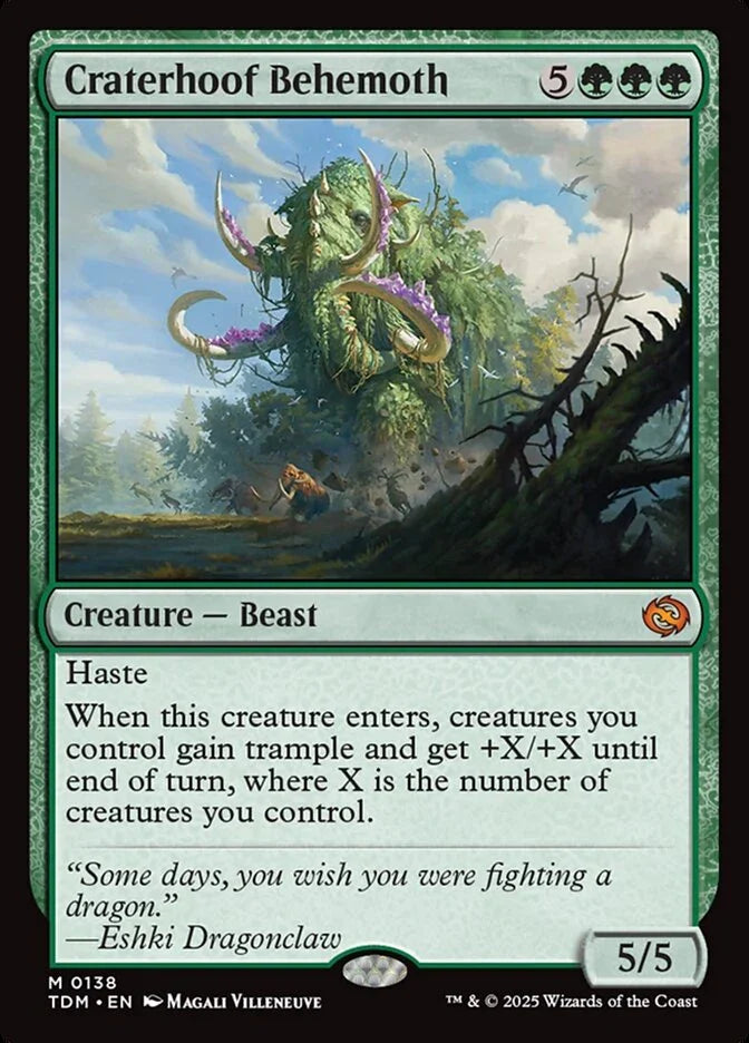 [Foil] TDM 138 Craterhoof Behemoth M