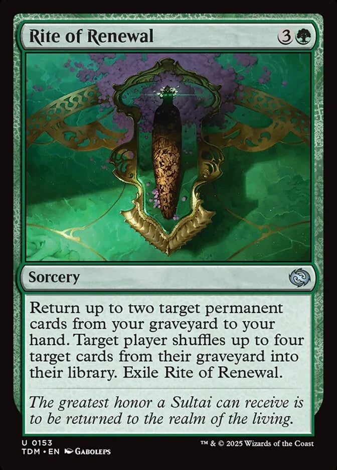 TDM 153 Rite of Renewal U