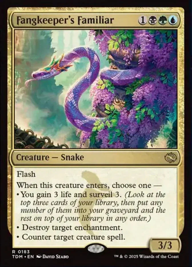[Foil] TDM 183 Fangkeeper's Familiar R