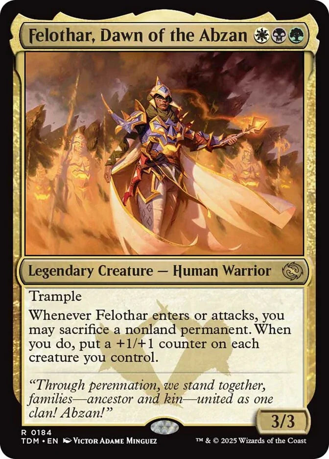 [Foil] TDM 184 Felothar, Dawn of the Abzan R