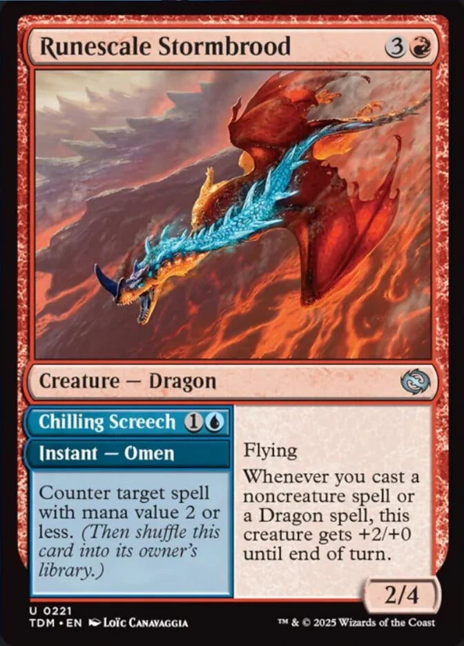 [Foil] TDM 221 Runescale Stormbrood U