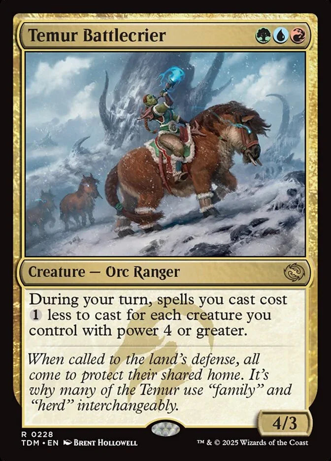 TDM 228 Temur Battlecrier R