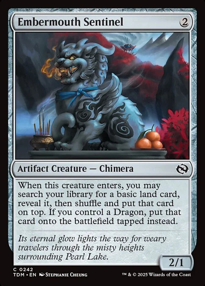 [Foil] TDM 242 Embermouth Sentinel C