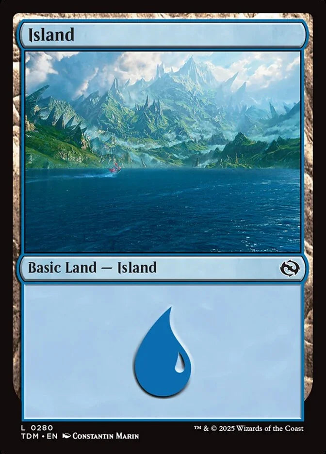 [Foil] TDM 280 Island (0280) L