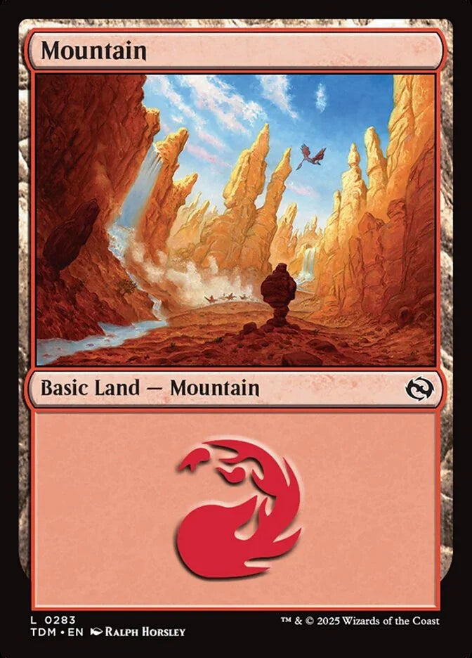 [Foil] TDM 283 Mountain (0283) L