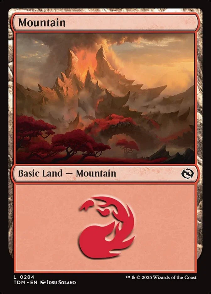 [Foil] TDM 284 Mountain (0284) L
