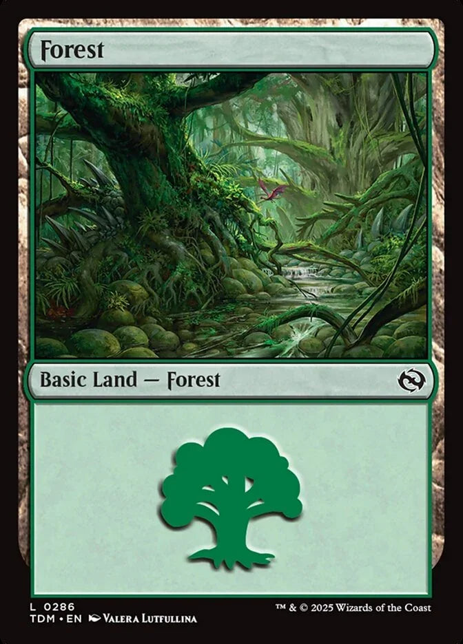 [Foil] TDM 286 Forest (0286) L