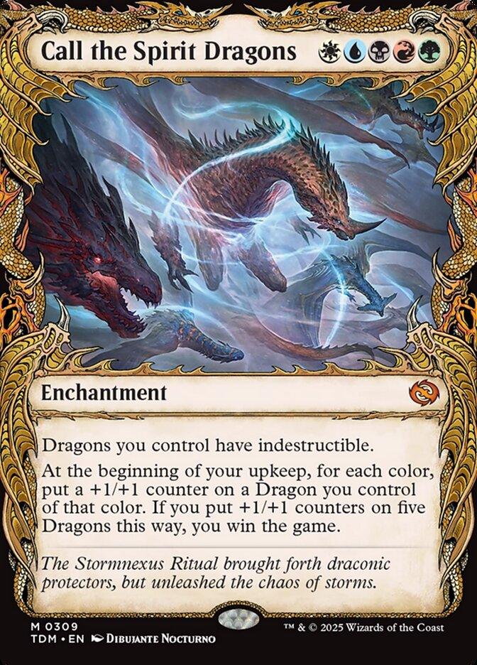 [Foil] TDM 309 Call the Spirit Dragons (0309 - Showcase) M