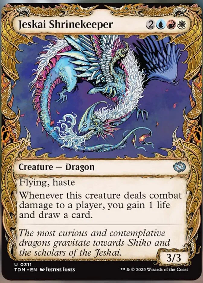[Foil] TDM 311 Jeskai Shrinekeeper (0311 - Showcase) U