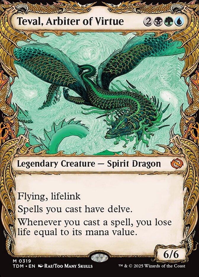 [Foil] TDM 319 Teval, Arbiter of Virtue (0319 - Showcase) M