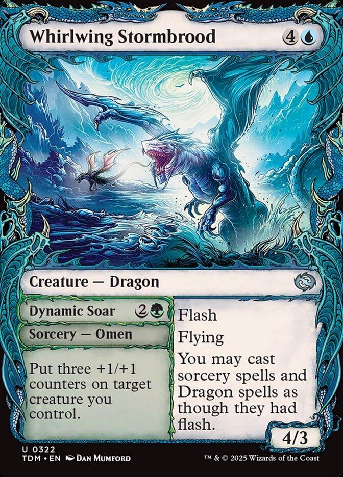 [Foil] TDM 322 Whirlwing Stormbrood (0322 - Showcase) U