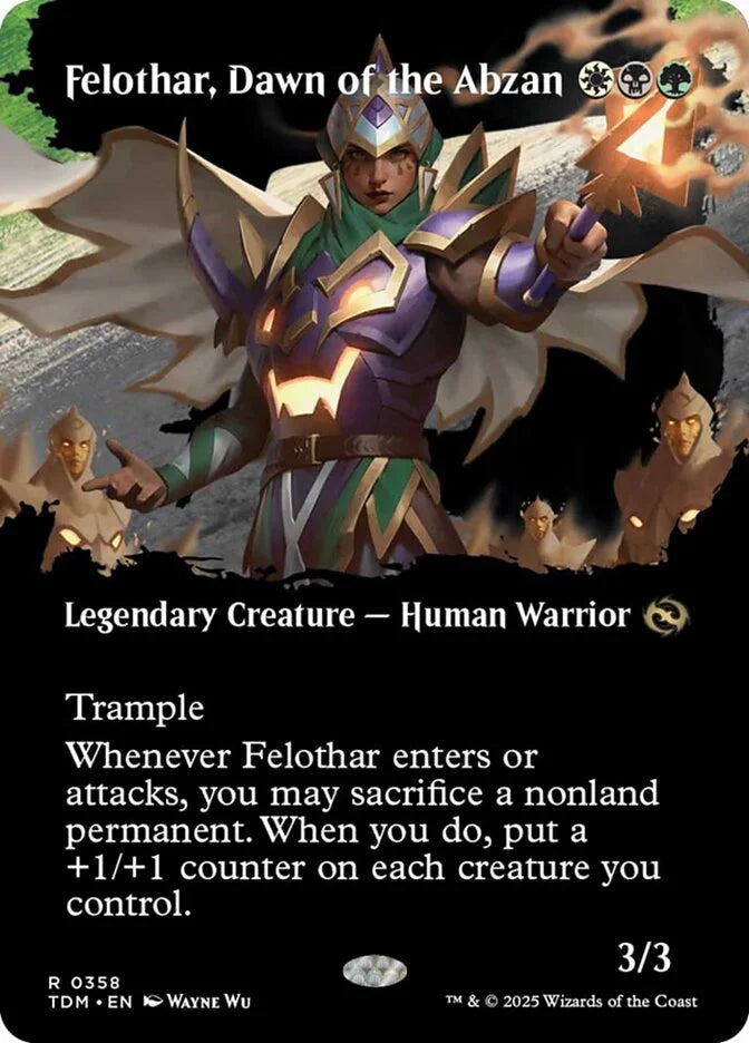 TDM 358 Felothar, Dawn of the Abzan (0358 - Borderless) R