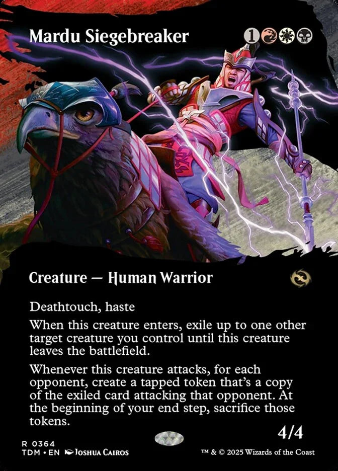 [Foil] TDM 364 Mardu Siegebreaker (0364 - Borderless) R
