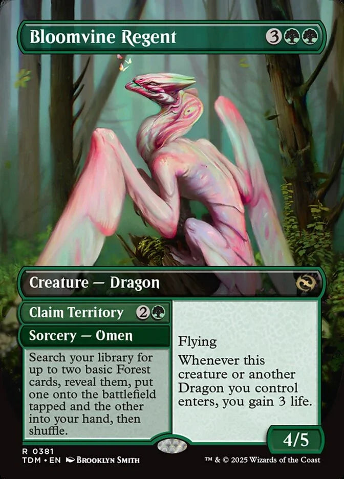 [Foil] TDM 381 Bloomvine Regent (0381 - Borderless Reversible) R