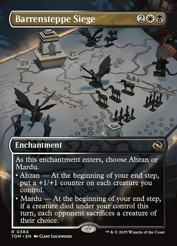 [Foil] TDM 384 Barrensteppe Siege (0384 - Borderless) R