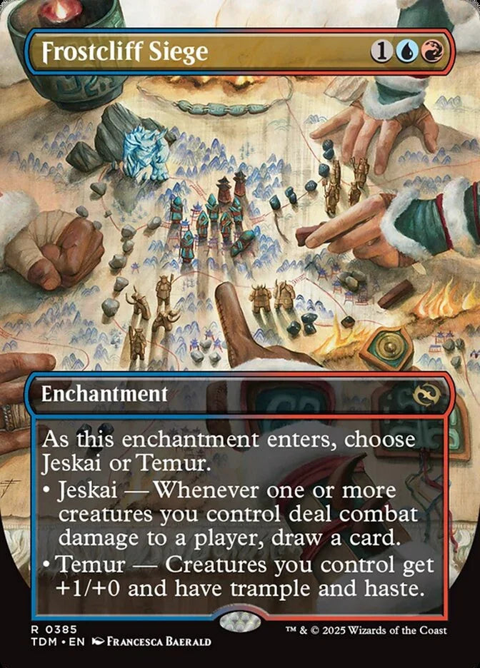 [Foil] TDM 385 Frostcliff Siege (0385 - Borderless) R