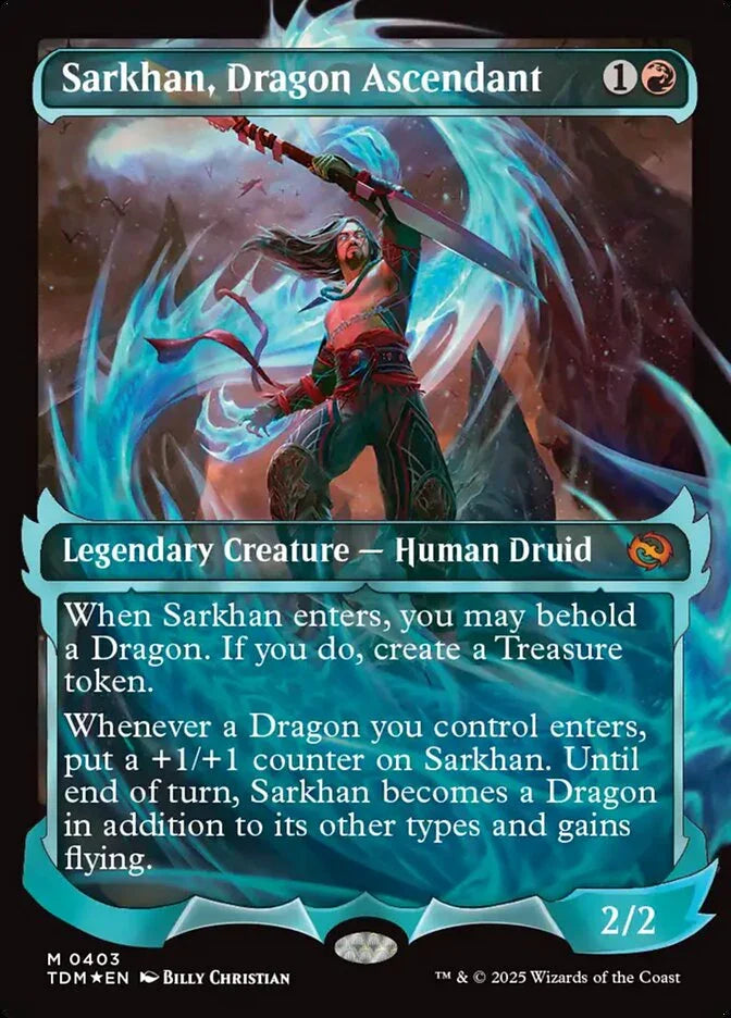[Foil] TDM 403 Sarkhan, Dragon Ascendant (0403 - Ghostfire Showcase) M