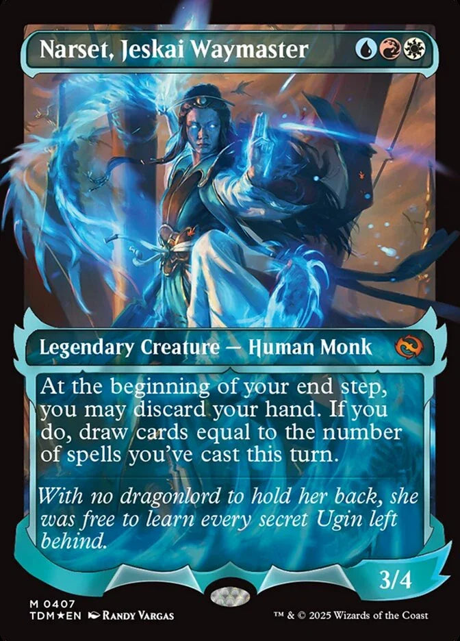 [Foil] TDM 407 Narset, Jeskai Waymaster (0407 - Ghostfire Showcase) M