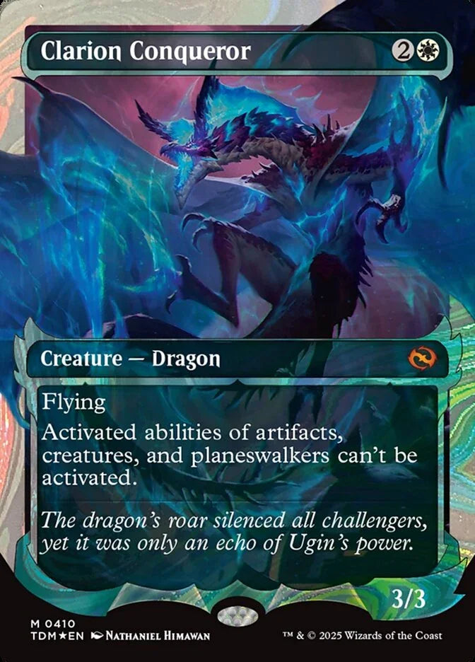 [Foil] TDM 410 Clarion Conqueror (0410 - Ghostfire Showcase Halo Foil) M