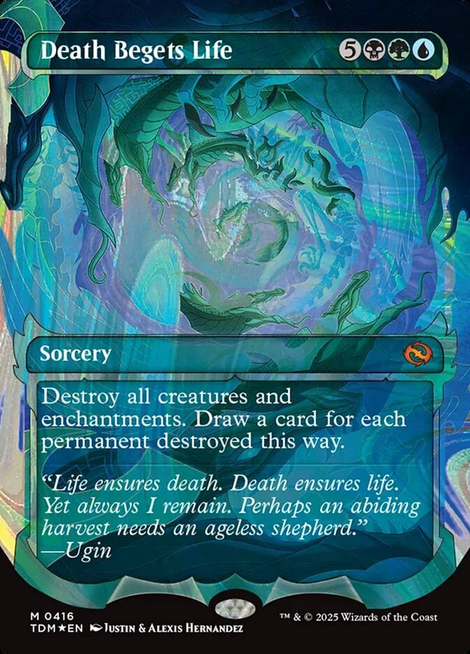 [Foil] TDM 416 Death Begets Life (0416 - Ghostfire Showcase Halo Foil) M