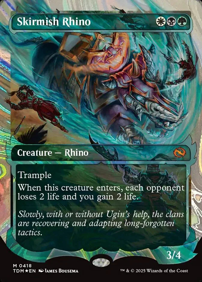 [Foil] TDM 418 Skirmish Rhino (0418 - Ghostfire Showcase Halo Foil) M