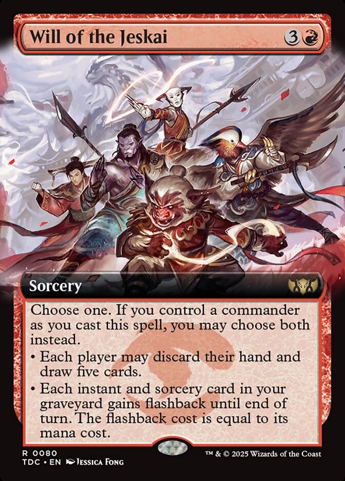 TDC 080 Will of the Jeskai (0080 - Extended Art) R