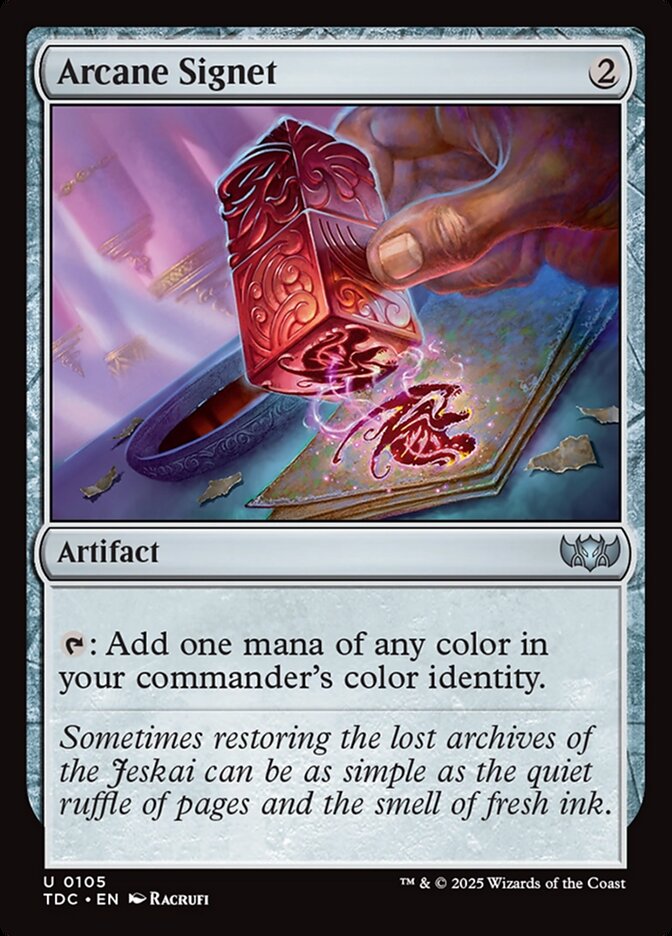 TDC 105 Arcane Signet U