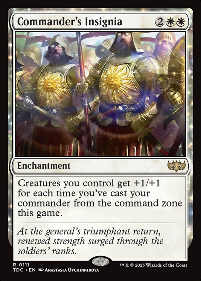 TDC 111 Commander's Insignia R