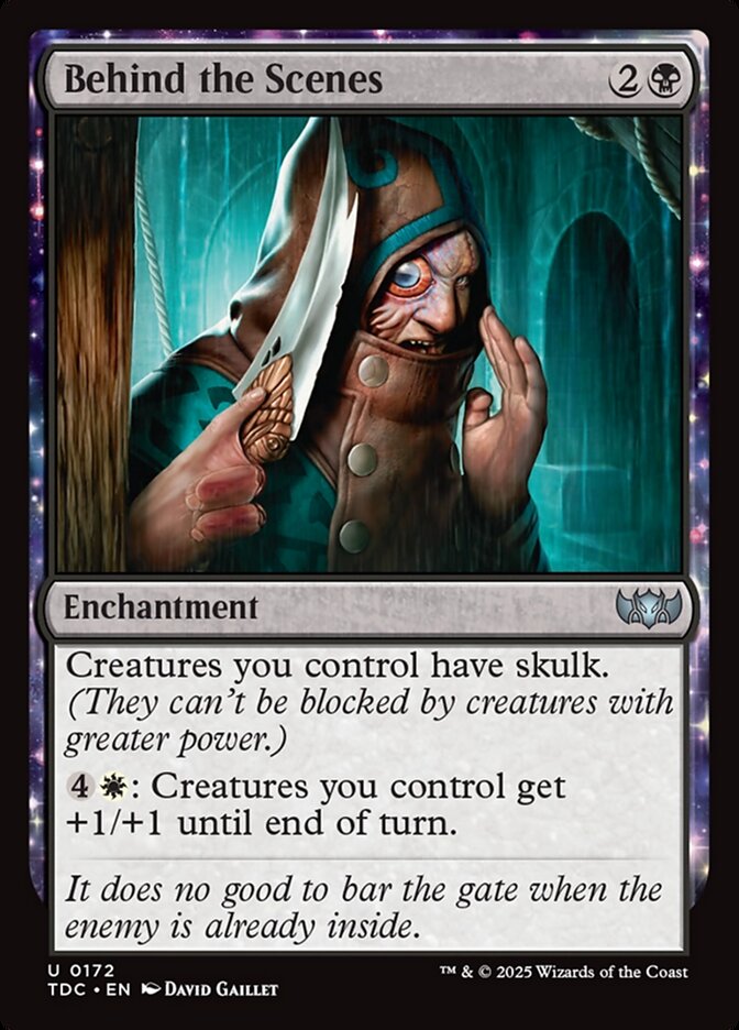 TDC 172 Behind the Scenes U