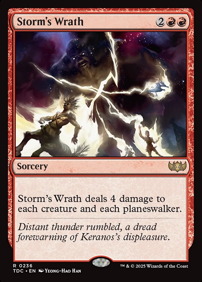 TDC 236 Storm's Wrath R