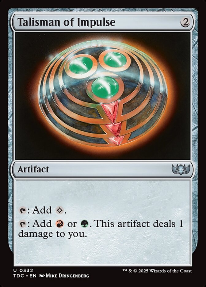 TDC 332 Talisman of Impulse U