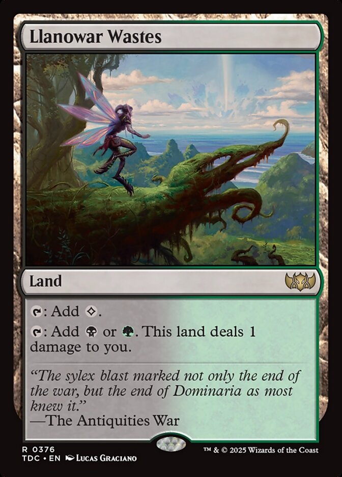 TDC 376 Llanowar Wastes R