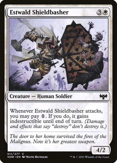 [Foil] VOW 011 Estwald Shieldbasher C