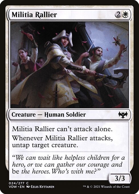 [Foil] VOW 024 Militia Rallier C