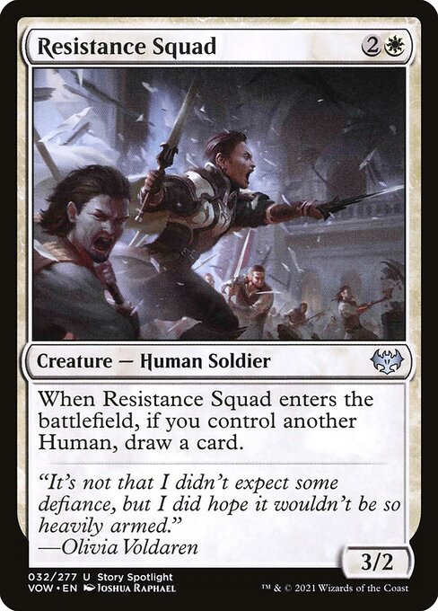 [Foil] VOW 032 Resistance Squad U